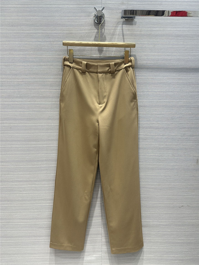 A1exa*der wang worsted fabric straight suit trousers