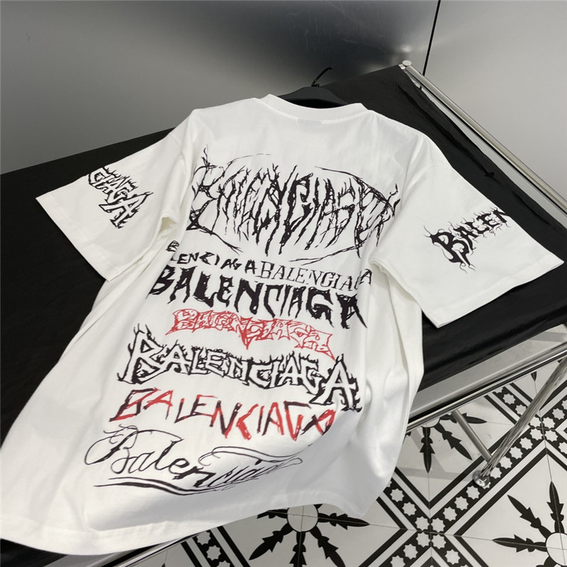 Ba1en*iaga new letter silhouette t-shirt