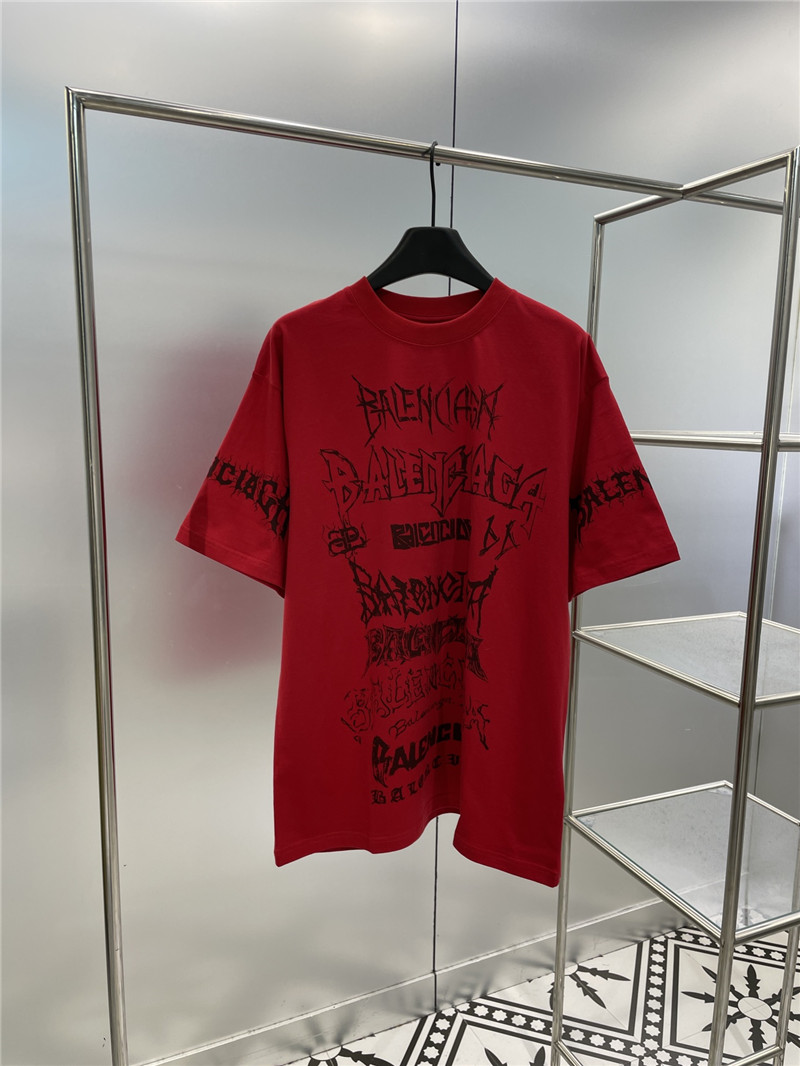 Ba1en*iaga new letter silhouette t-shirt