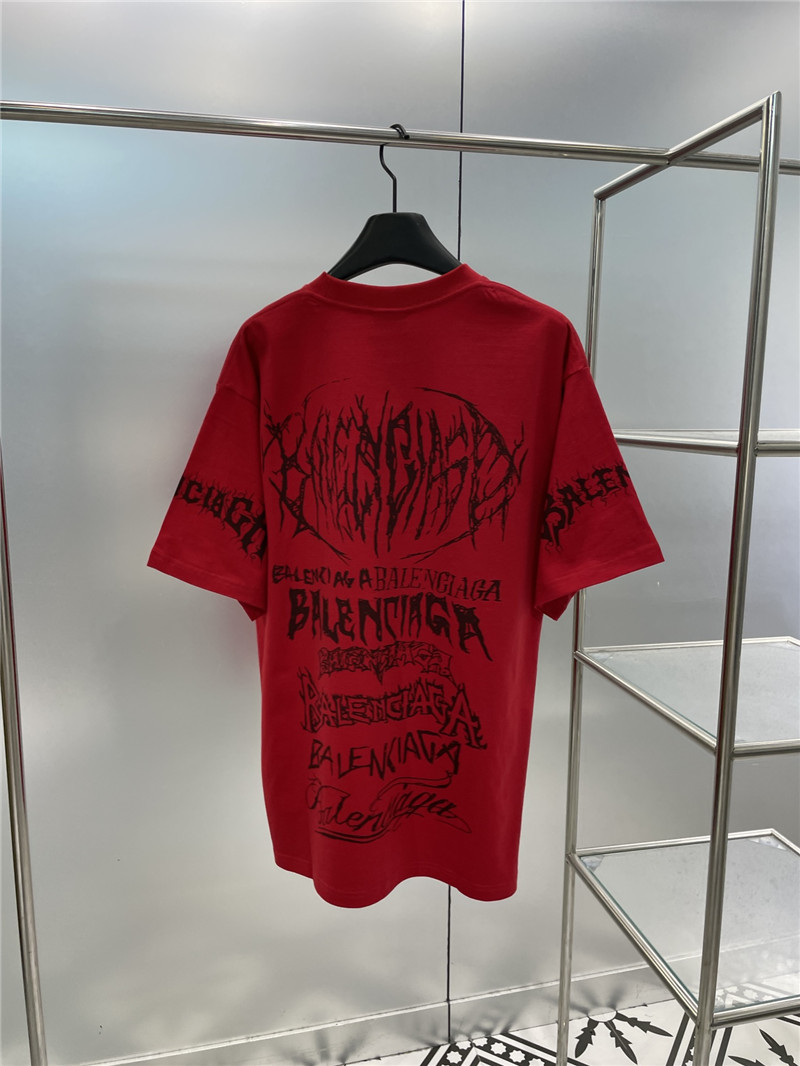 Ba1en*iaga new letter silhouette t-shirt