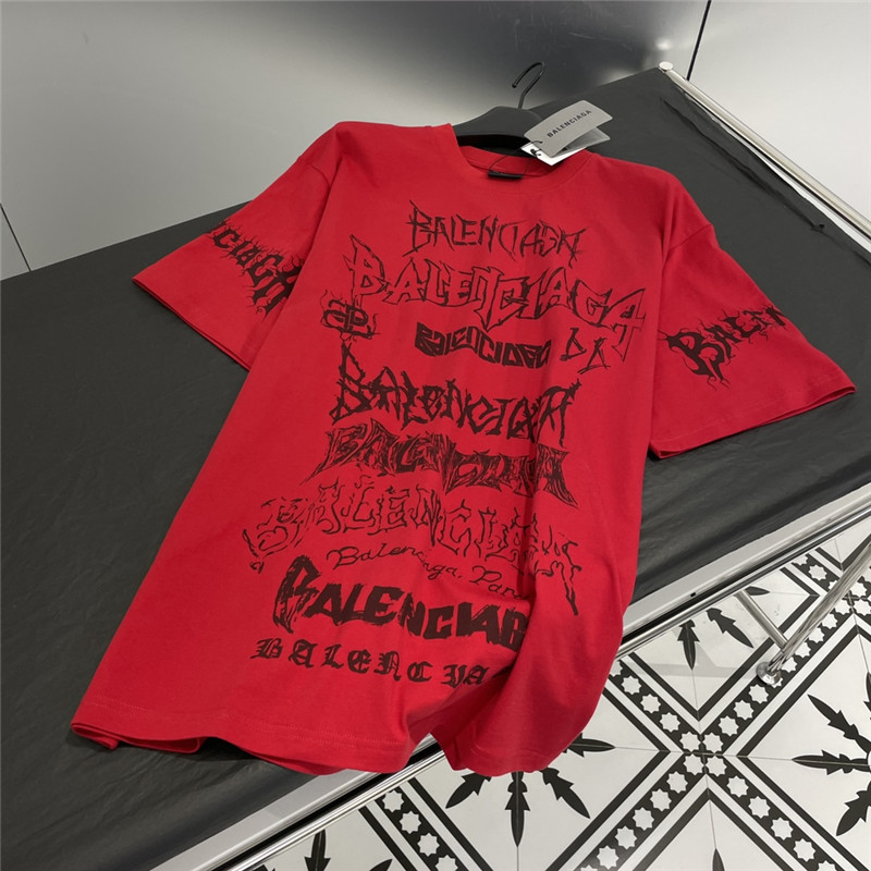 Ba1en*iaga new letter silhouette t-shirt