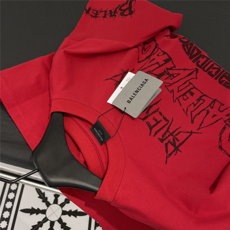 Ba1en*iaga new letter silhouette t-shirt