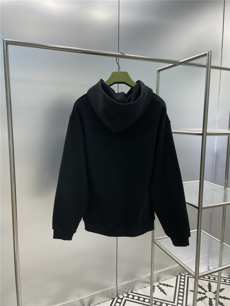 Gvc*1 logo hooded sweatshirt black