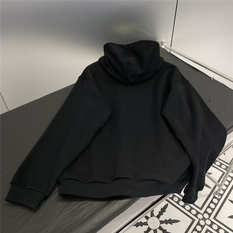 Gvc*1 logo hooded sweatshirt black