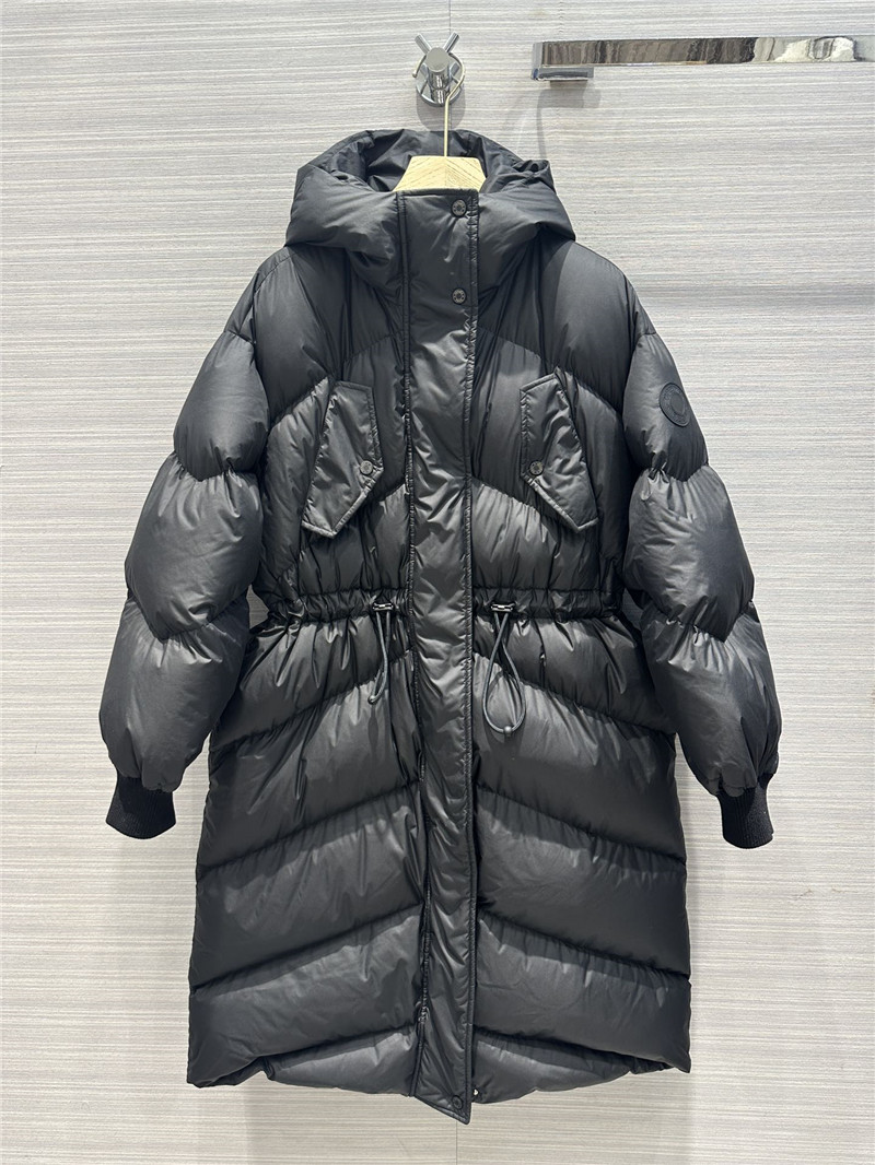 H**me5 long down jacket