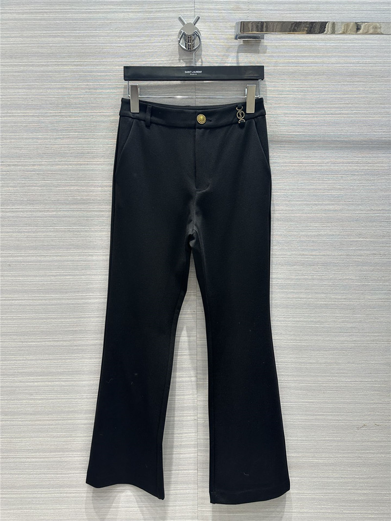 YSL black trousers