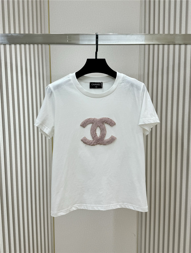 Ch**el round neck short sleeve t-shirt