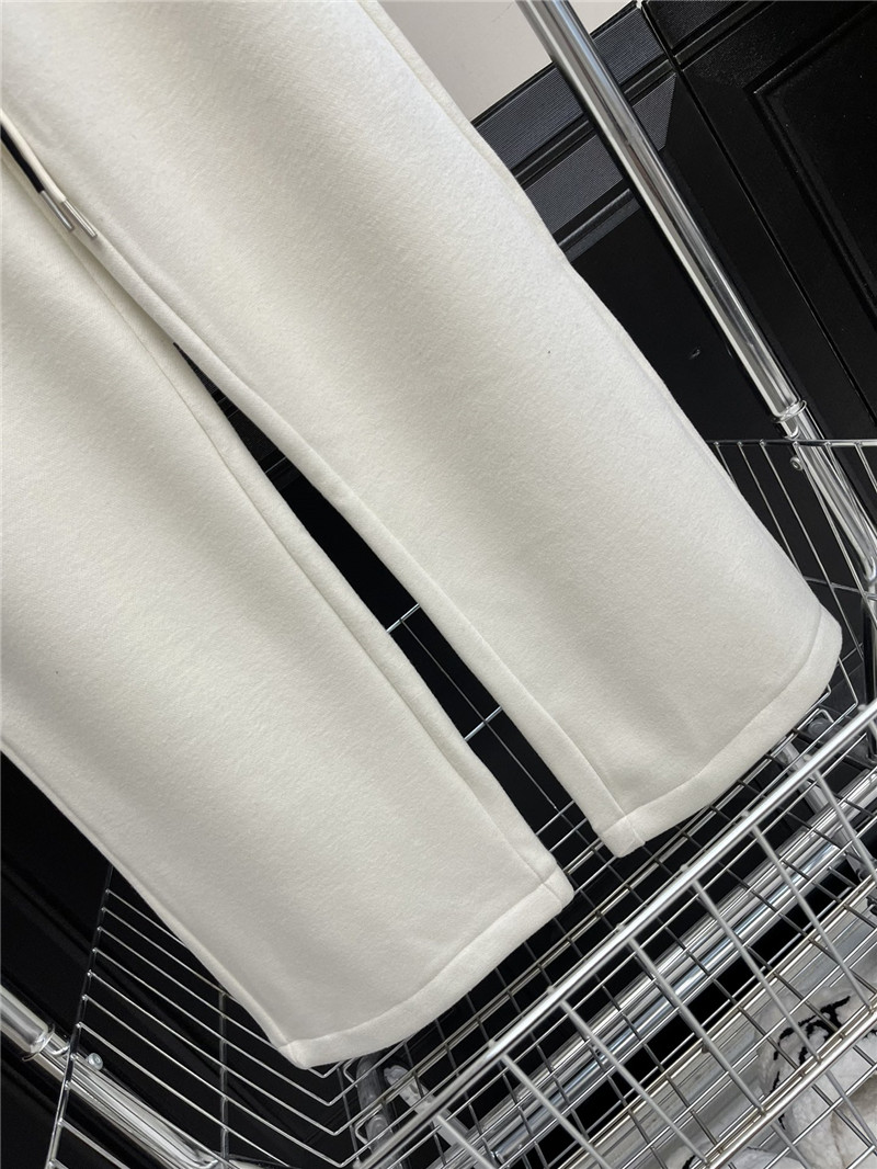 Pra*a new elastic drawstring velvet casual pants