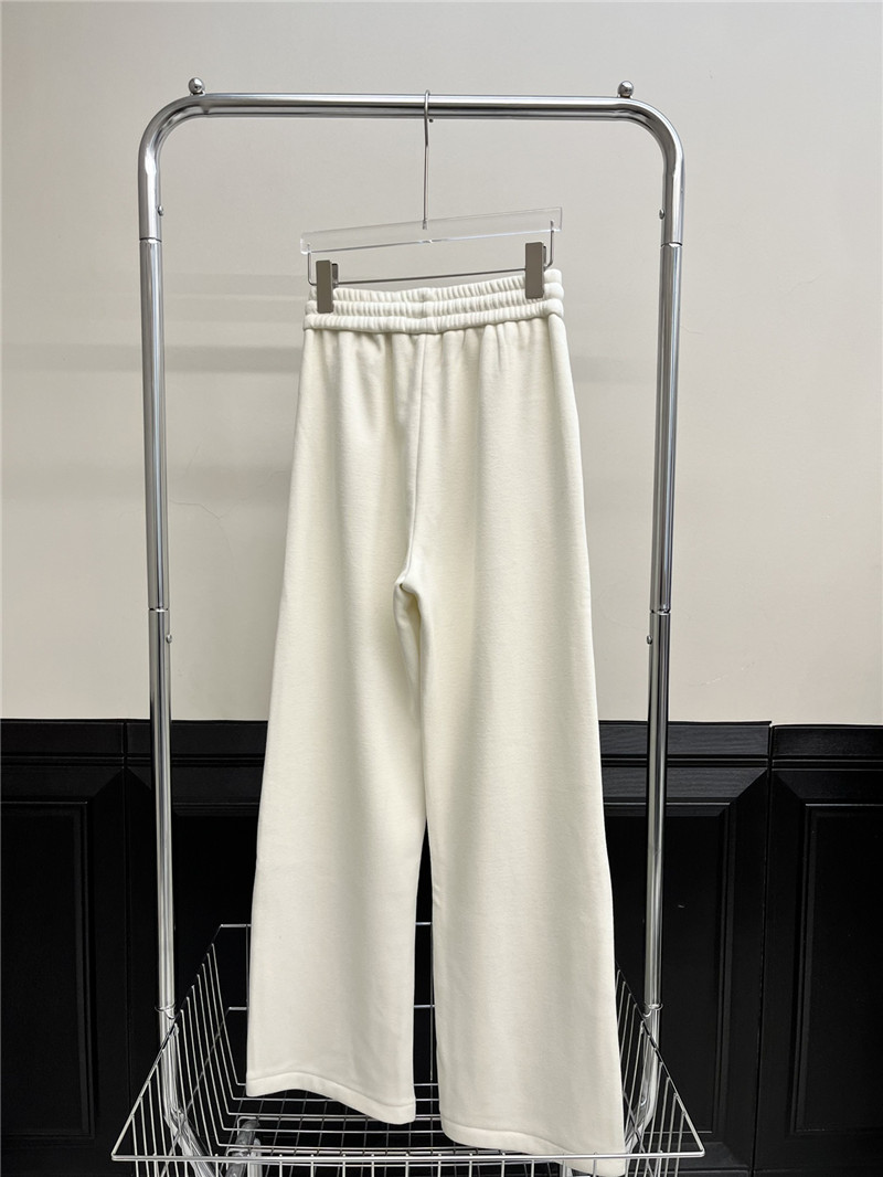 Pra*a new elastic drawstring velvet casual pants