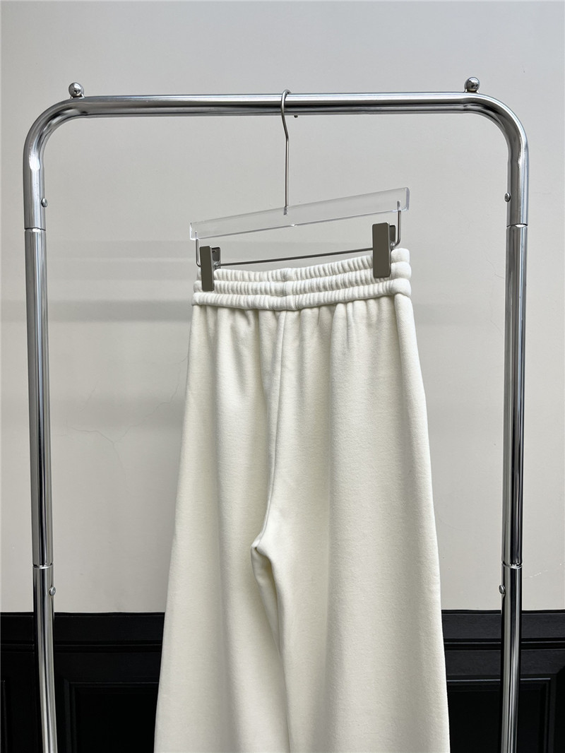 Pra*a new elastic drawstring velvet casual pants