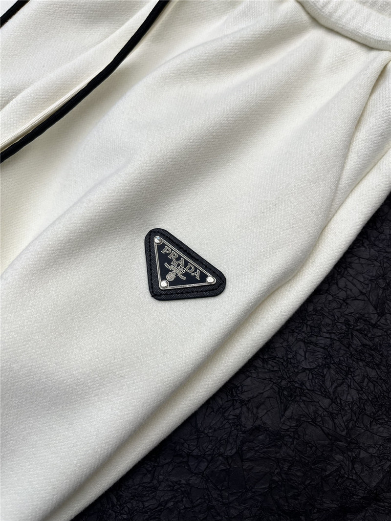 Pra*a new elastic drawstring velvet casual pants