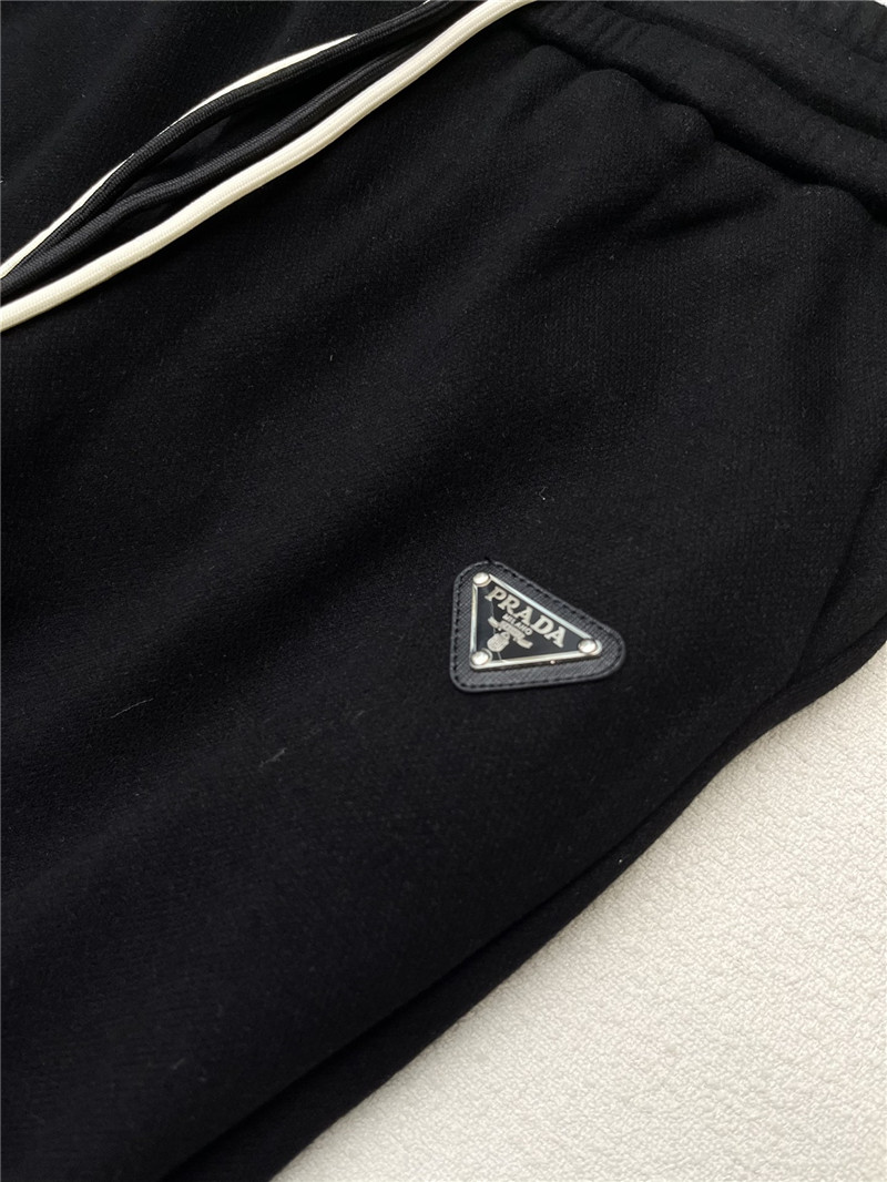 Pra*a new elastic drawstring velvet casual pants