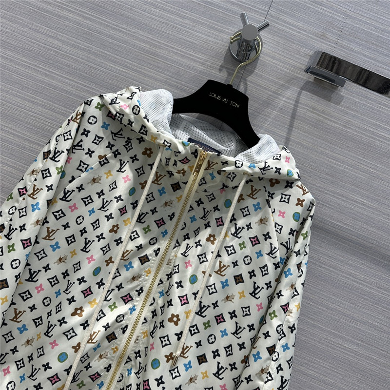 l0vis Vvtt0n lv monogram printed sun protection clothing set