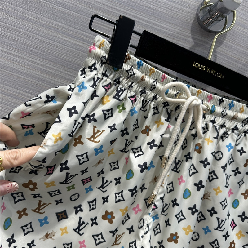 l0vis Vvtt0n lv monogram printed sun protection clothing set