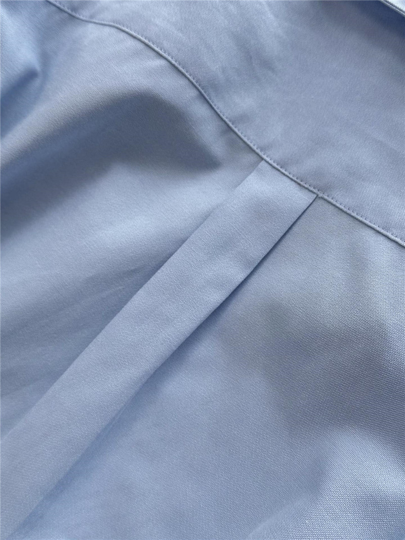 Ce1i*e small logo embroidered long-sleeved shirt