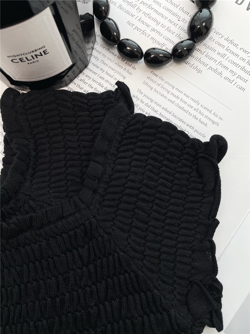 Ce1i*e pleated one-shoulder crop top