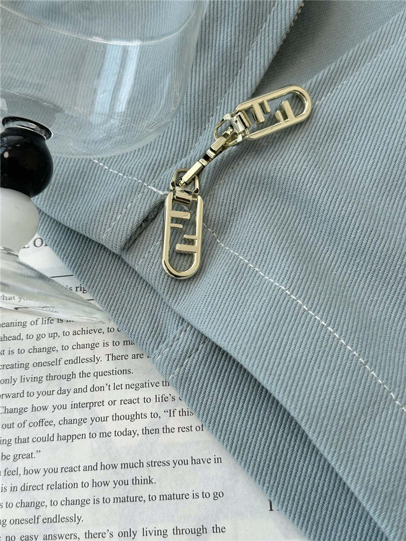 F**di double zip midi skirt