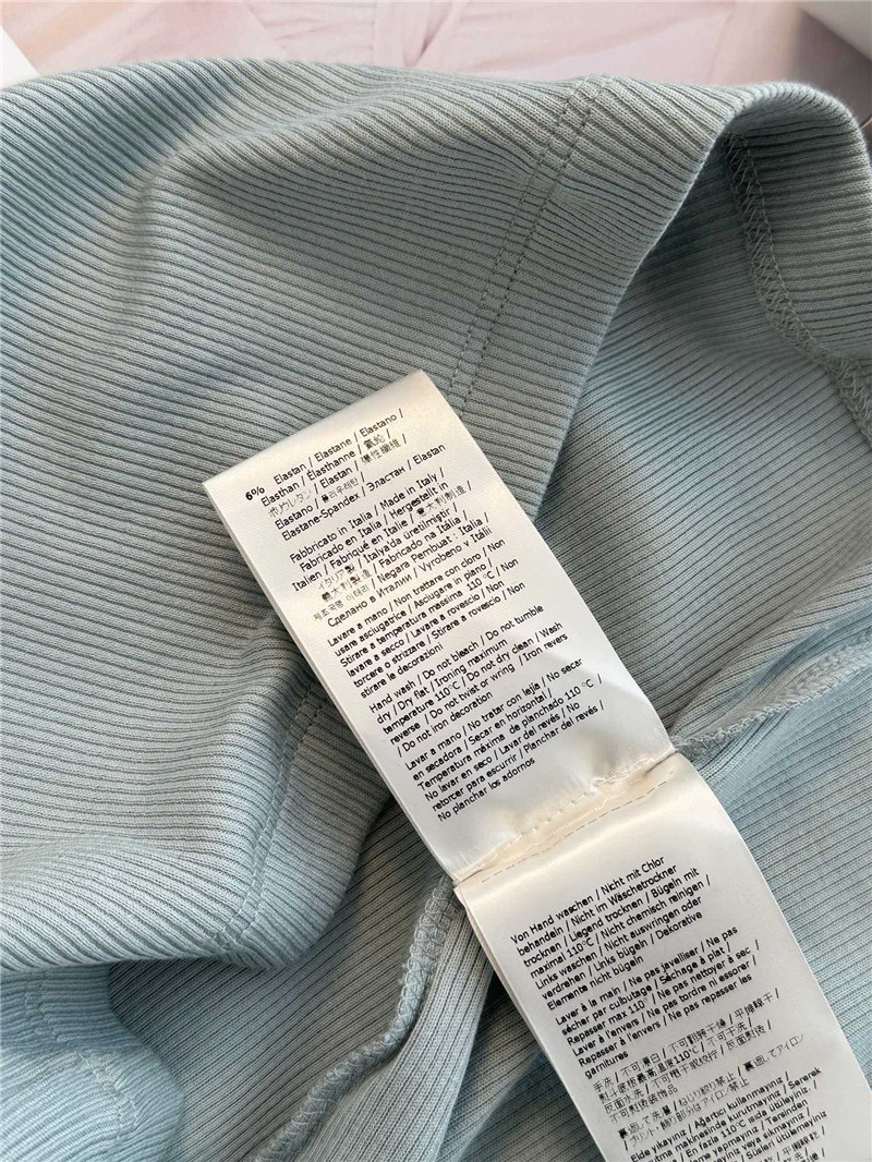 F**di embroidered round neck short sleeves