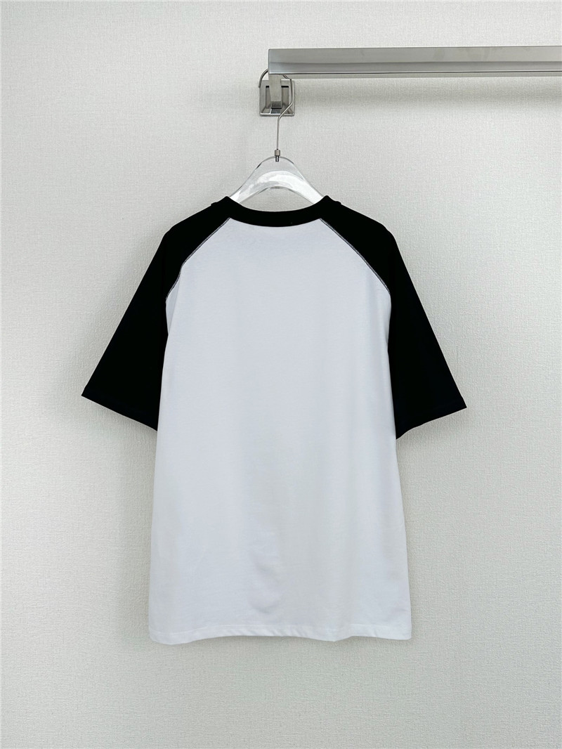 A1exa*der wang oval logo contrast short-sleeved t-shirt