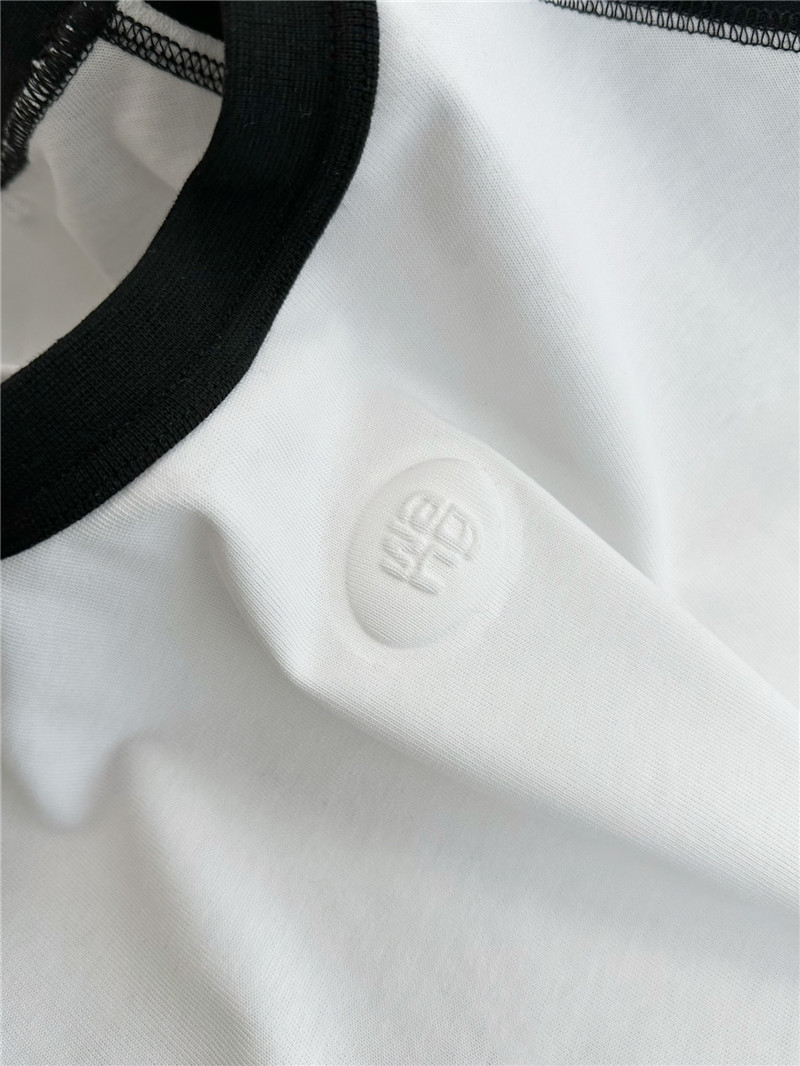 A1exa*der wang oval logo contrast short-sleeved t-shirt