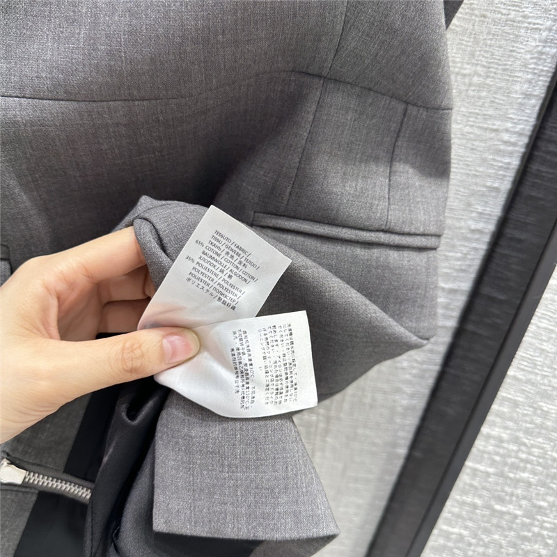 a1exa*der Mcqv*en premium gray zipper strap strapless skirt