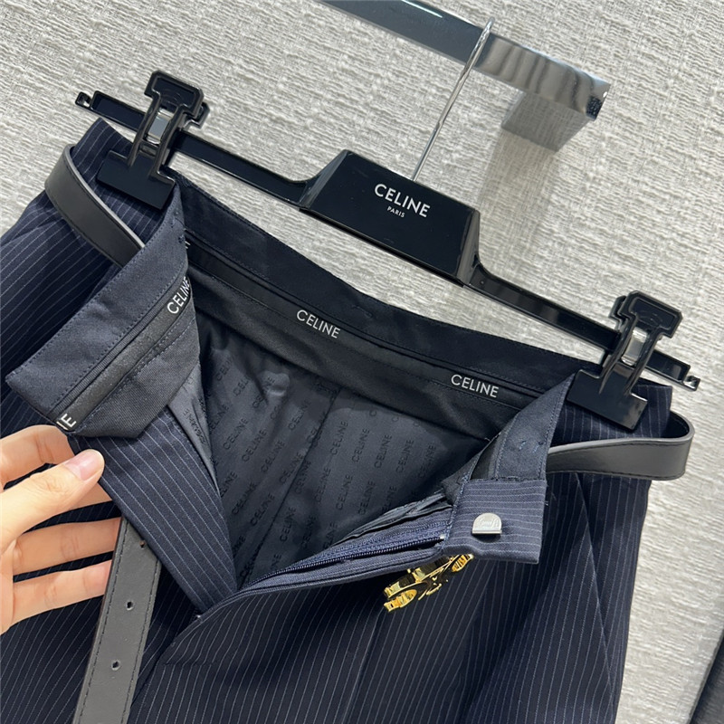 Ce1i*e new vertical striped suit shorts