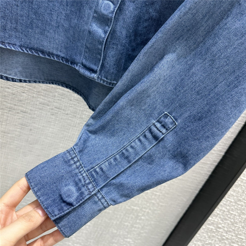 Va1e*ntin0 short denim shirt