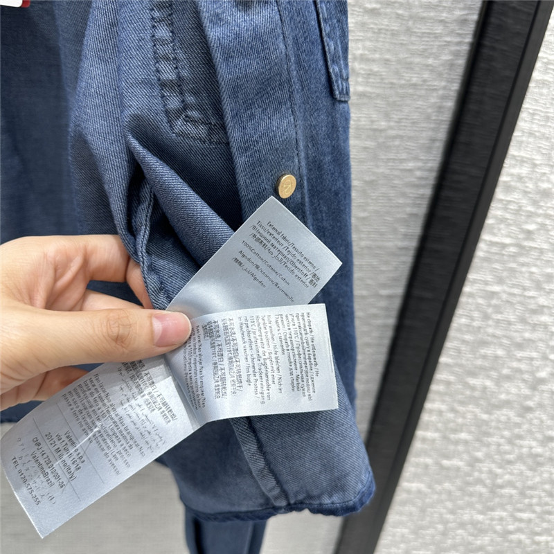 Va1e*ntin0 short denim shirt