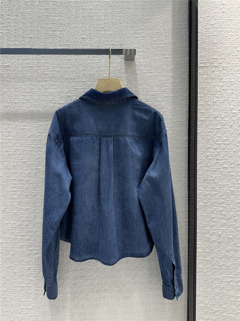 Va1e*ntin0 short denim shirt