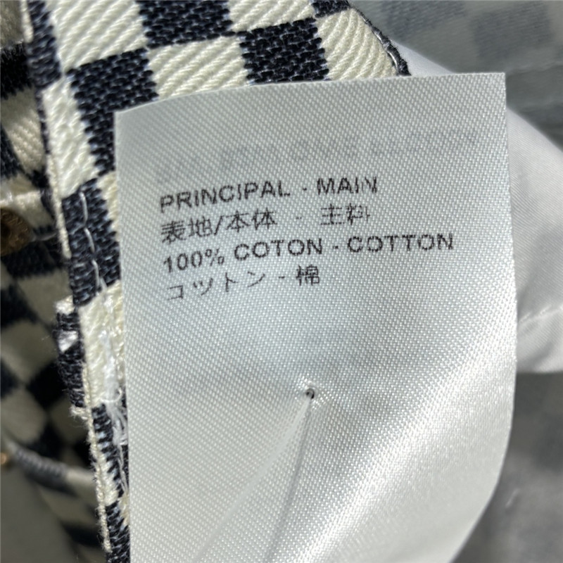 l0vis Vvtt0n lv classic logo printed denim straight pants