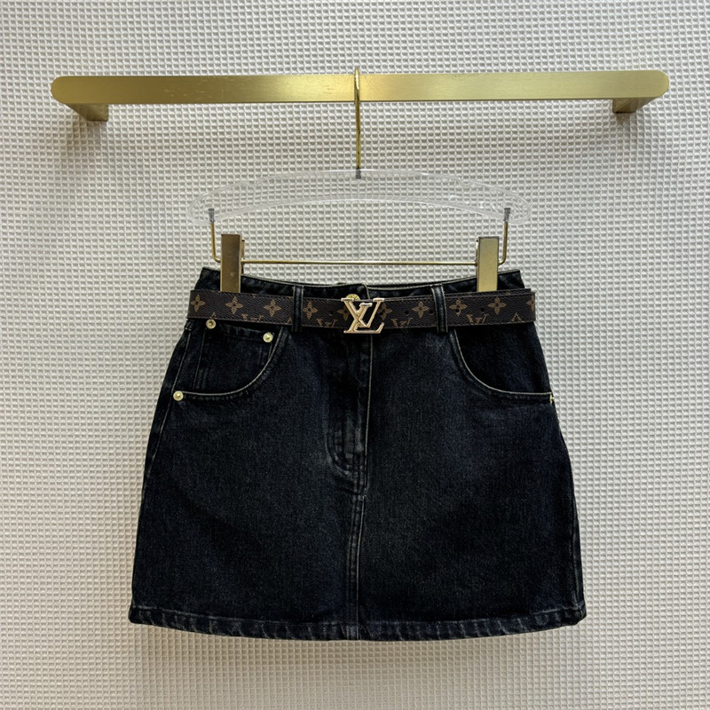 l0vis Vvtt0n lv nautical resort denim series skirt