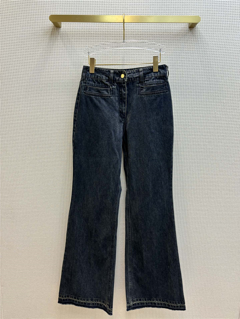 l0vis Vvtt0n lv nautical resort denim series trousers