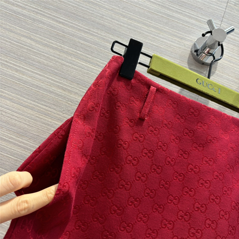 Gvc*1 double g presbyopia jacquard a-line mini skirt