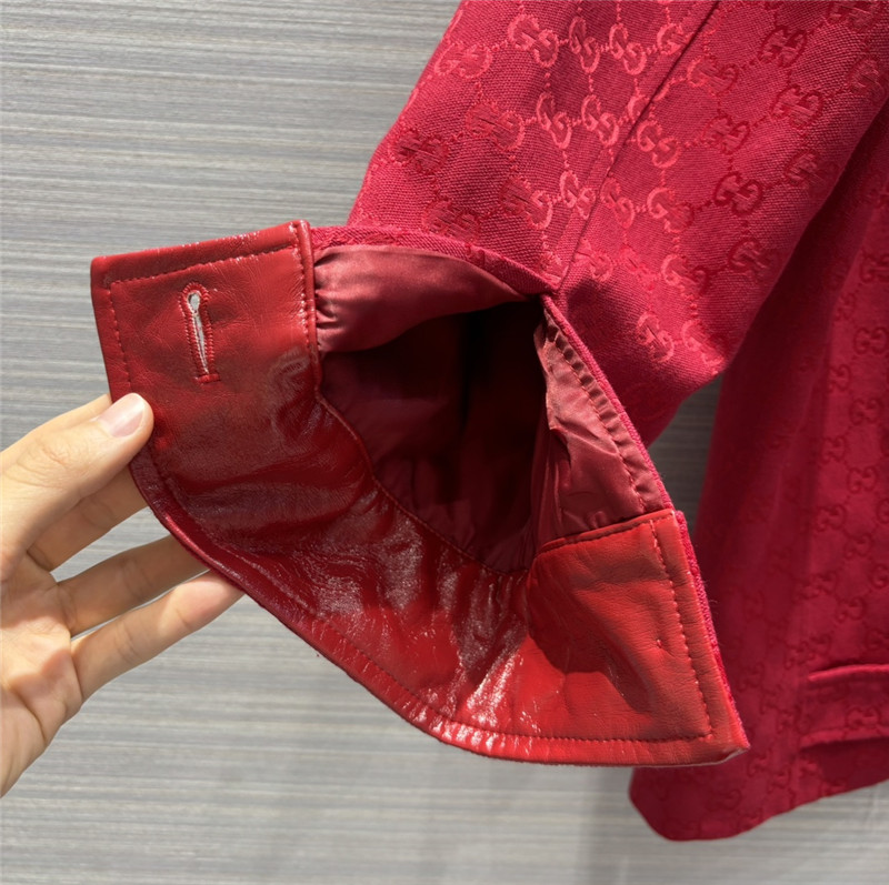 Gvc*1 double g presbyopia jacquard lapel jacket