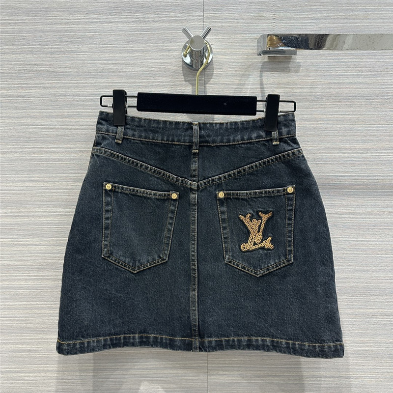 l0vis Vvtt0n lv new nautical nautical series denim skirt