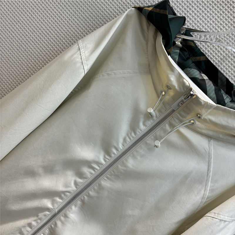 Bv*b*rry hooded trench coat