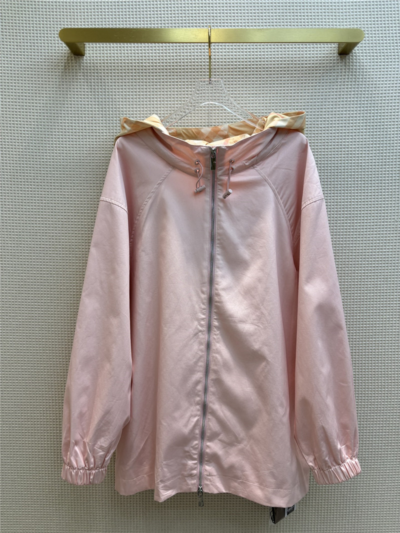 Bv*b*rry hooded trench coat