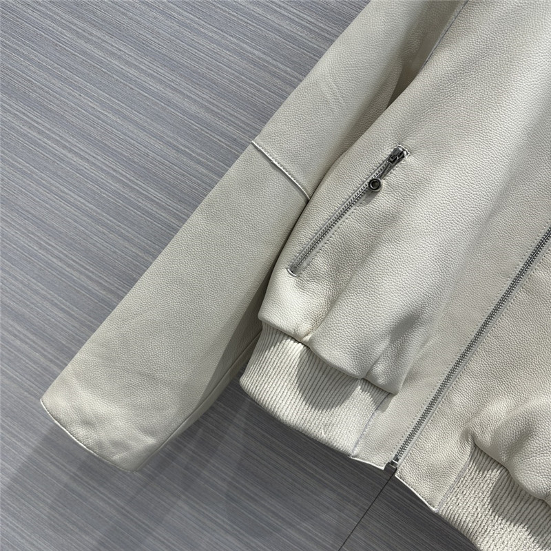 H**me5 premium fine-grained lambskin lapel jacket