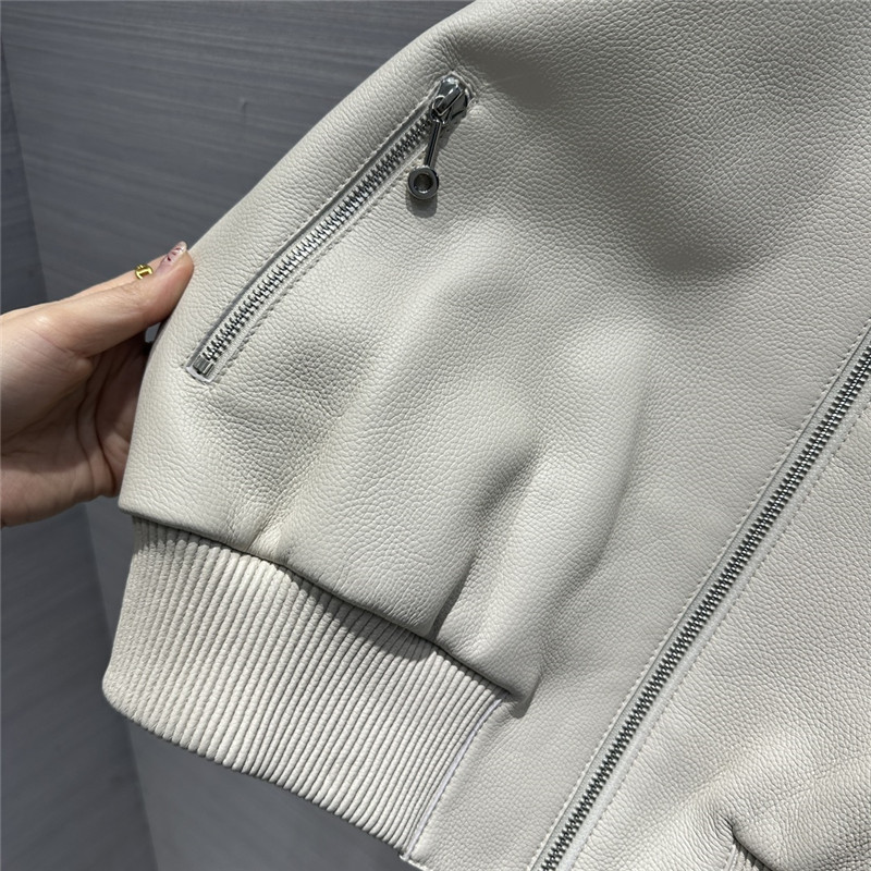 H**me5 premium fine-grained lambskin lapel jacket