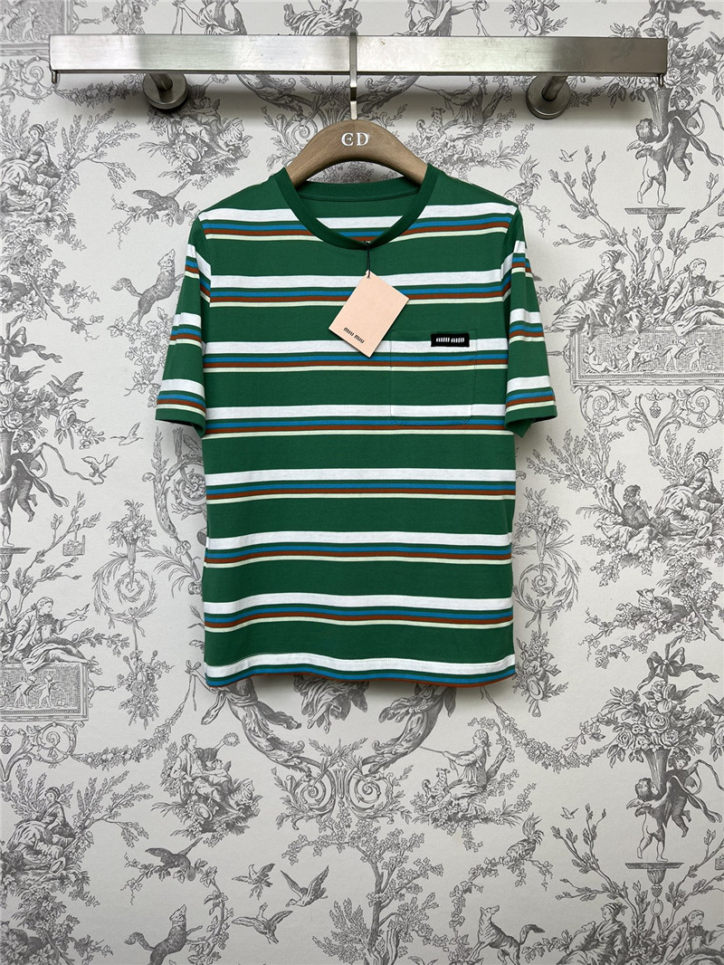 M1um1u new striped t-shirt
