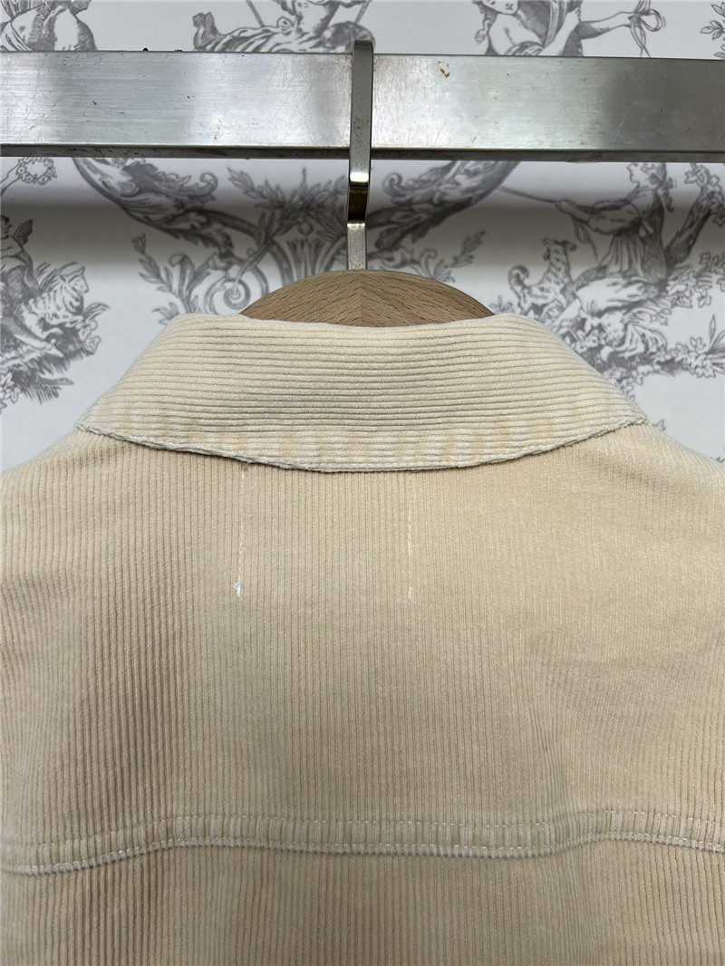 M1um1u new corduroy jacket and shorts set