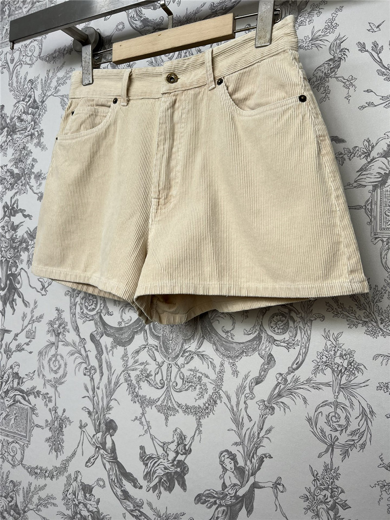 M1um1u new corduroy jacket and shorts set