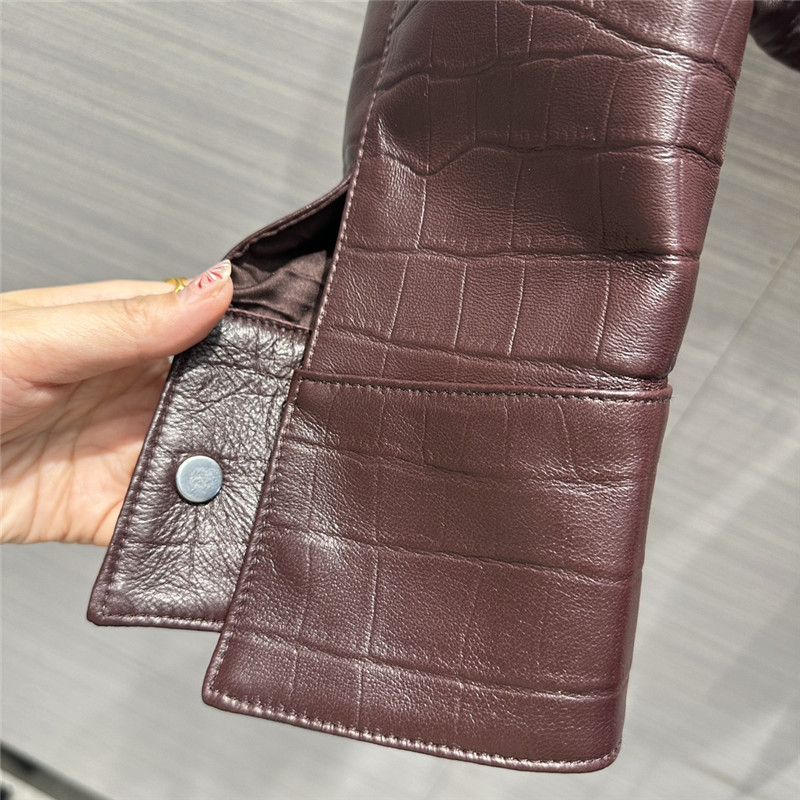 F**di lambskin short lapel jacket