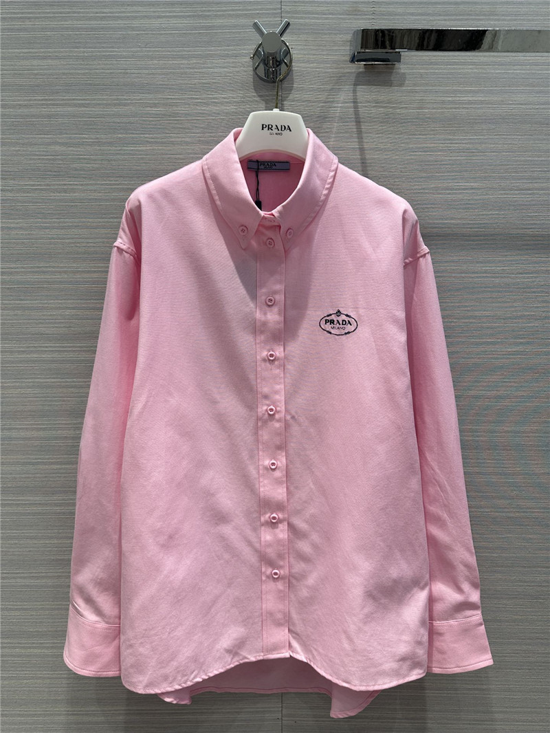 prada vintage men’s and women’s oxford cotton shirt