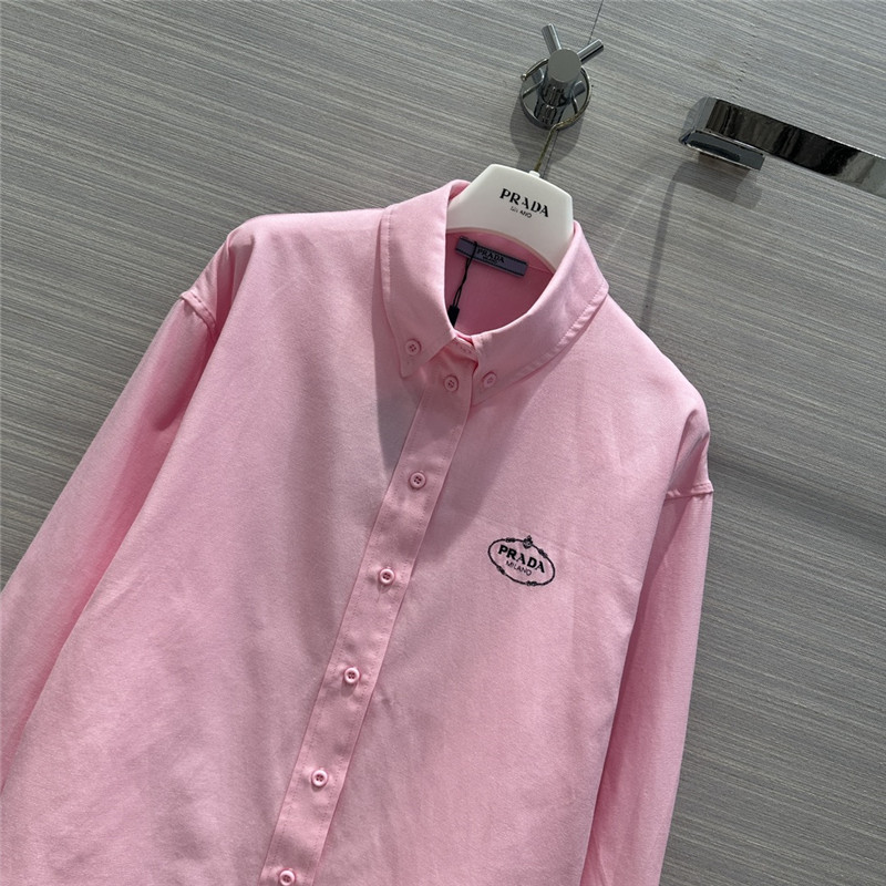 Pra*a vintage men’s and women’s oxford cotton shirt