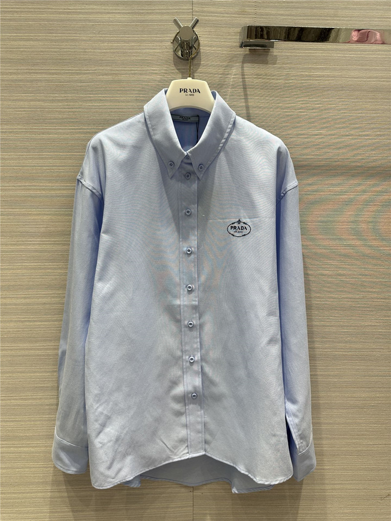 Pra*a vintage men’s and women’s oxford cotton shirt