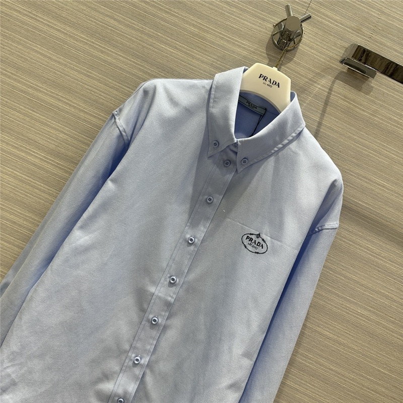 Pra*a vintage men’s and women’s oxford cotton shirt