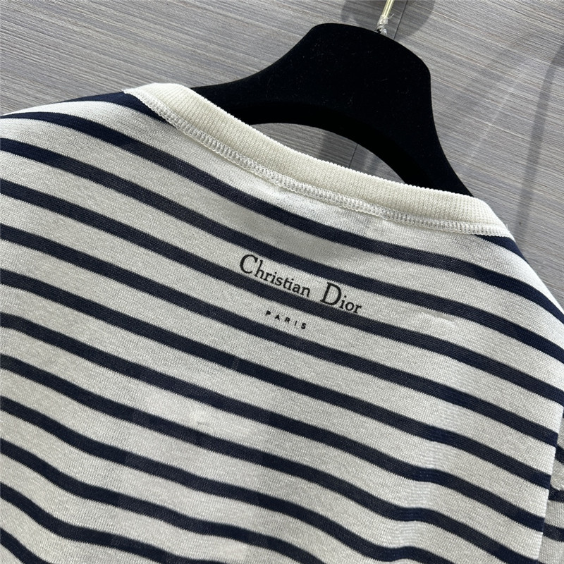 D10r navy eiffel tower tie-dye printed linen sweater