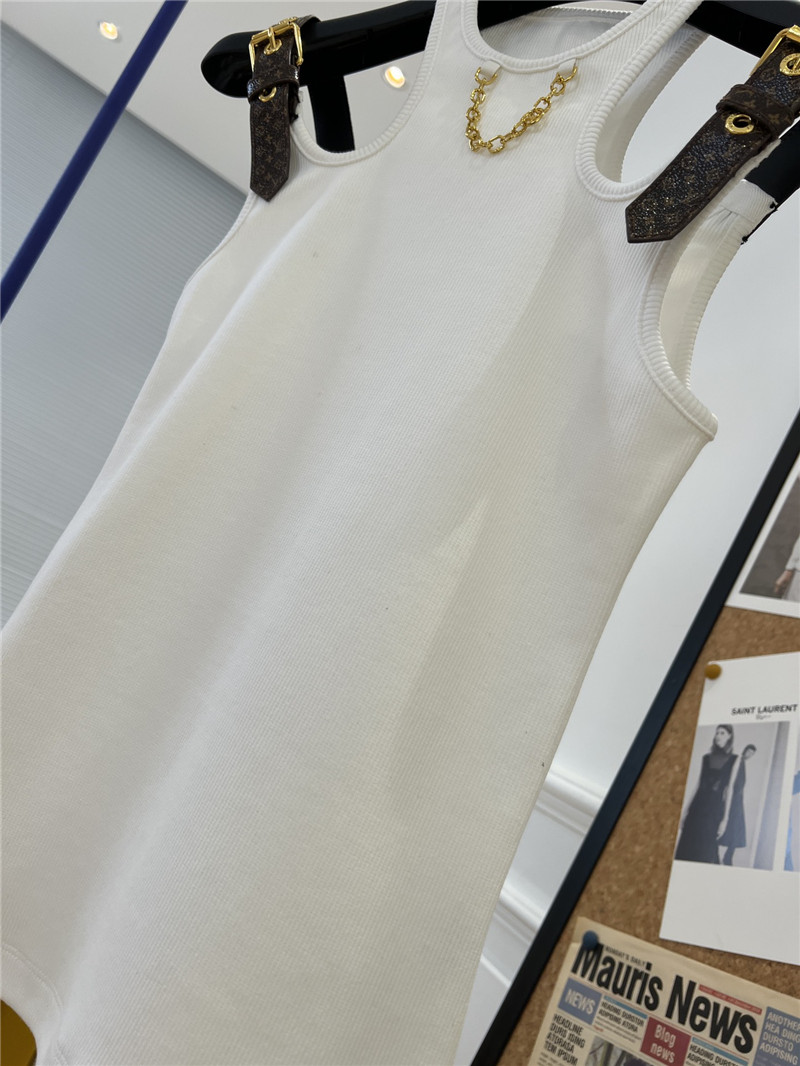 l0vis Vvtt0n lv pure white vest