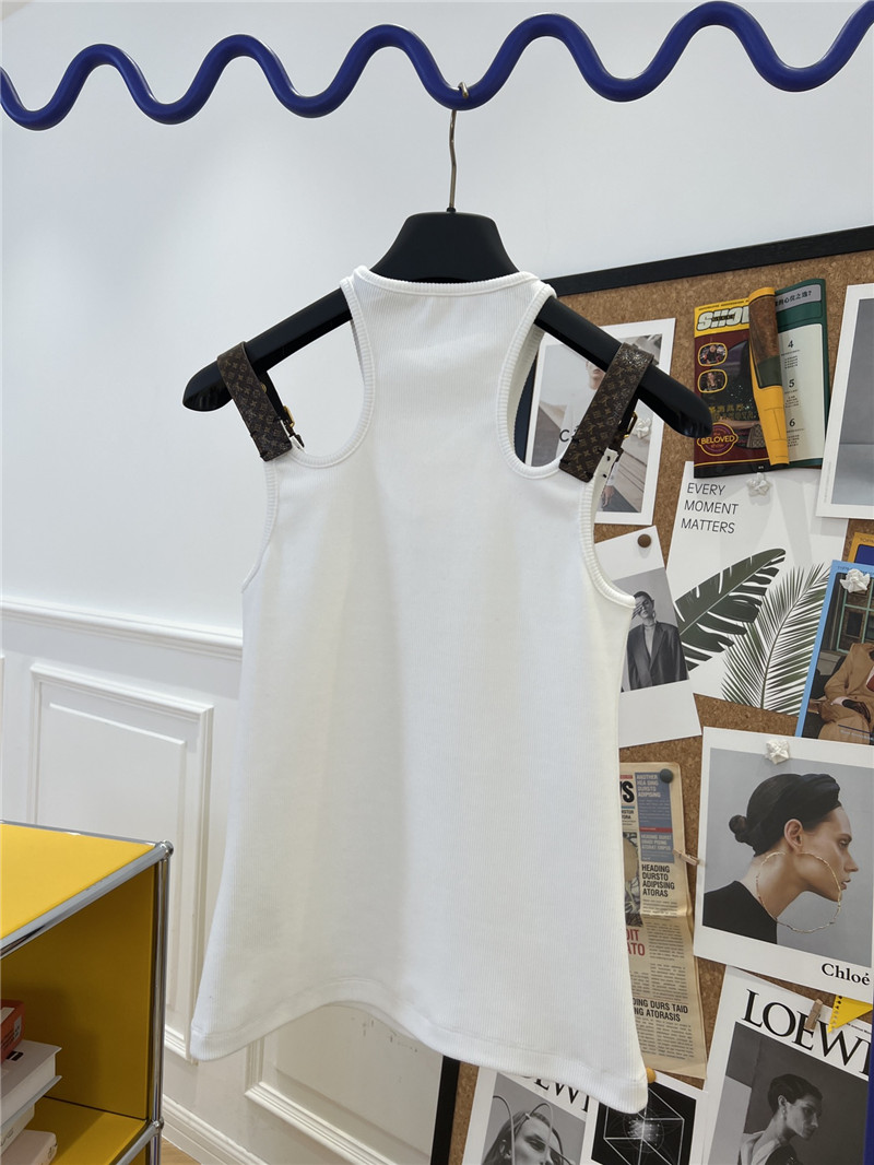 l0vis Vvtt0n lv pure white vest